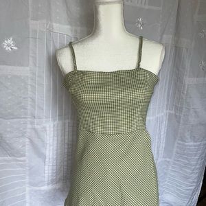 Forever21 aztec green & White romper